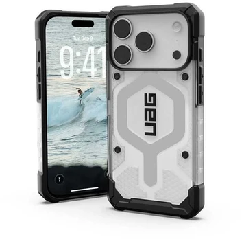 UAG Pathfinder Clear Magsafe,Ice/Sidabrinis - iPhone 17 Pro