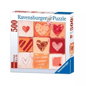 Ravensburger dėlionė „Širdelės“, 500 det.
