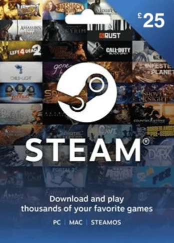Wallet Gift Card 25 GBP Steam