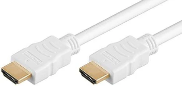 Kabelis MicroConnect HDMI – HDMI 0,5m balta (HDM19190.5V1.4W)