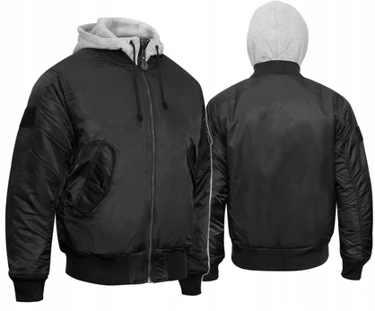 Vyriška striukė bomber, Brandit, MA1, Juoda, 3XL