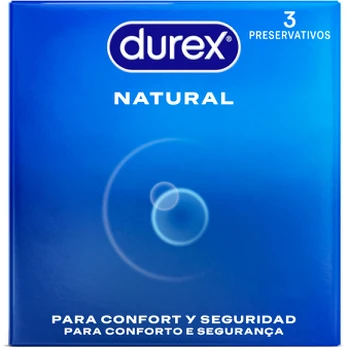 Prezervatyvai DUREX NATURAL CLASSIC 3 vnt