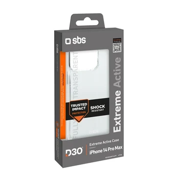 SBS D3O iPhone 14 Pro Max dėklas – skaidrus