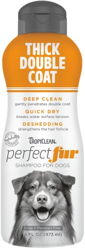 Tropiclean - perfect fur thick double coat shampoo - 473ml (719.1830) kaina