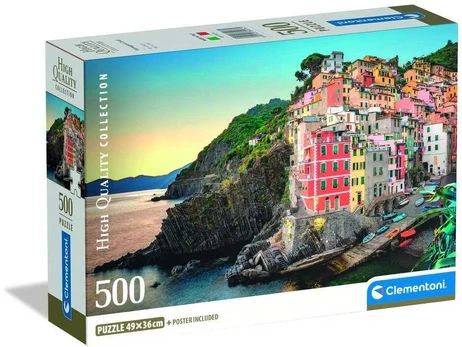 Clementoni CLE puzzle 500 Compact Riomaggiore Coast 35576