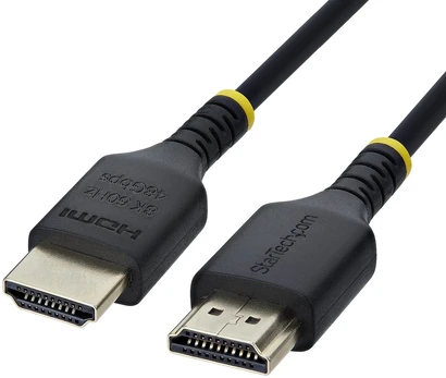 Kabelis StarTech 1M plonas HDMI 2.1 kabelis/. (HDMI21-CBL-SLIM-1M)