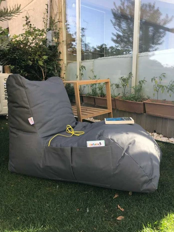 Pupelių maišas Daybed - Pilkas