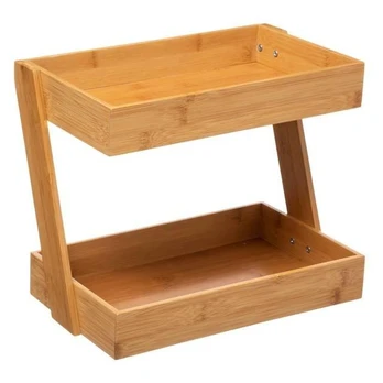 Bamboo Kitchen Organizer, 2 Levels