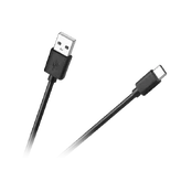 Cabletech USB A - USB C kabelis 1m kaina