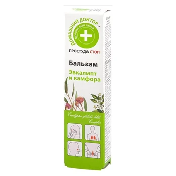 I_DOMASNIJ DOKTOR Balzamas eukaliptas ir kamparas, 42ml