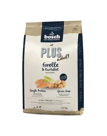 BOSCH Plus su upėtakiu ir bulvėmis 2,5 kg