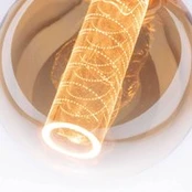 LED stiklo lempa E27 4W G95 Vidinis švytėjimas spiralinis modelis