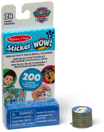 MELISSA & DOUG STICKER WOW! Lipdukai „Šunyčiai patruliai“