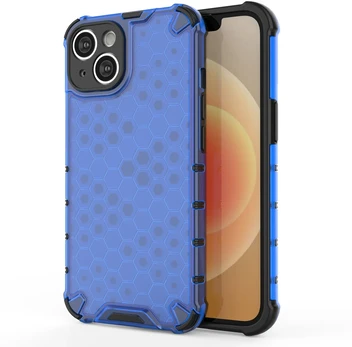 Hurtel Šarvuotas Honeycomb dėklas iPhone 14 Plus – mėlynas