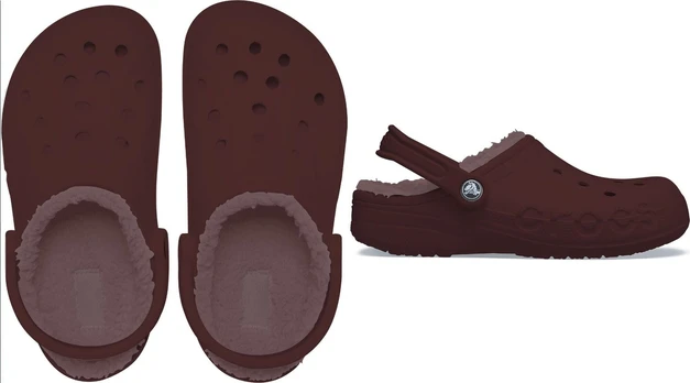 Crocs™ Baya Lined Clog Dark Clay - 43,5