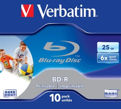Įrašomas kompaktinis diskas Verbatim BD-R, 25 GB