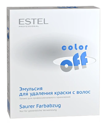 Estel Color Off Rūgštinis spalvos išemėjas 3x120 ml