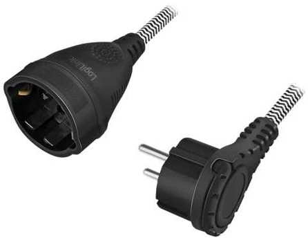 LogiLink LPS104, 3 m, Power plug type F, Power plug type F, 250 V, 16 A