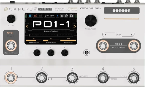 „Hotone Ampero II Stage“ – gitaros multiefektas