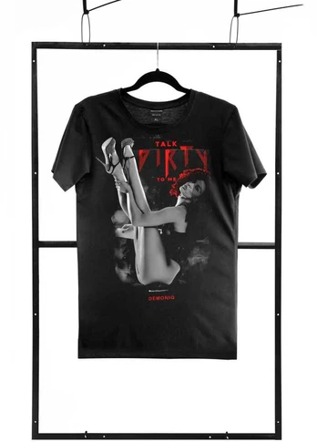 Demoniq T-shirt men juodas S regular