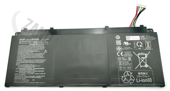 Acer BATTERY.3CELL.4670MAH.AP15O