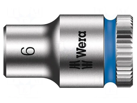 Socket | 6-angles,socket spanner | HEX 6mm | 1/4" | Zyklop