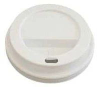 Multi Plastlåg Catersource Ø90 mm Høj Hvid til Kaffebæger,100 stk/ps - (100 stk.)