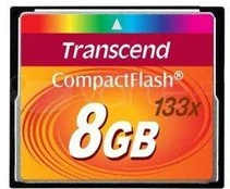 Atminties kortelė TRANSCEND CompactFlash 8GB MLC kortelė