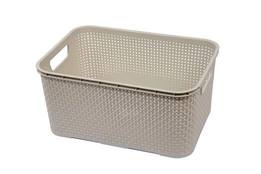 Branq Krepšelis Rattan 7L, kreminis