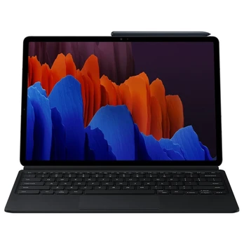 Dėklas su klaviatūra SAMSUNG Galaxy Tab S7+/Tab S7 FE/ S8+, Black