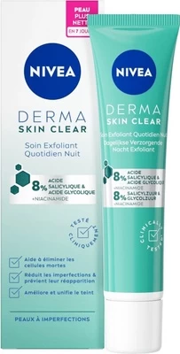 Veido pilingas Nivea Derma Skin Clear, 40 ml, moterims