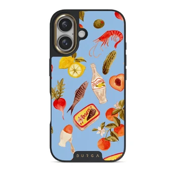 Al Fresco - iPhone 16 Case, Elite Dark (MagSafe) / Gold