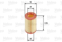 Oro filtras VALEO 585660 kaina