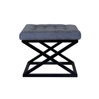 Pouffe Capraz - Black, Blue