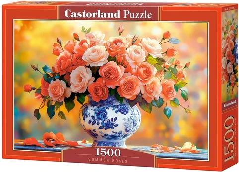 Castorland dėlionė Summer Roses 1500 det.