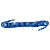 PU compressed air spiral coiled tube 12bar 10mm, KS Tools kaina