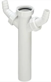 Tube 2-way connector, plastic D40 Viega
