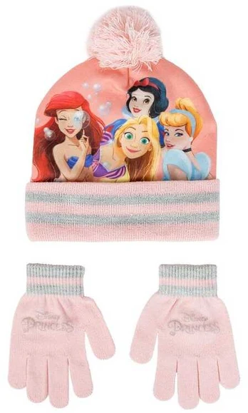 CERDÁ Disney Princess hat and gloves set