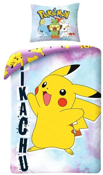 MCU Pokemon Pikachu Sengetøj - 100 procent bomuld Model 2