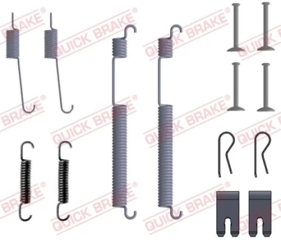 QUICK BRAKE QB105-0053 Brake shoe fitting kit