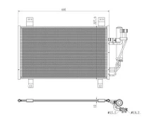 NRF NRF 350361 Air conditioning condenser