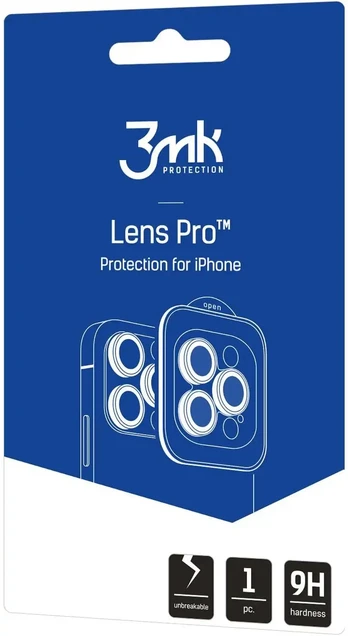 Apple iPhone 17 Pro /17 Pro Max- 3mk Lens Protection Pro Sidabrinis