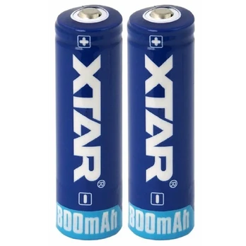 Xtar 800mAh 3,7V 14500 (AA) akumuliatorius su PCB