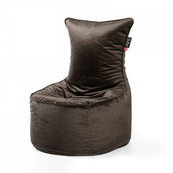 Sėdmaišis Qubo™ Muff, gobelenas, rudas