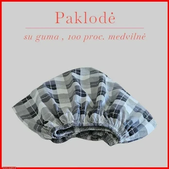 Paklodė su guma - 140x200+20cm.