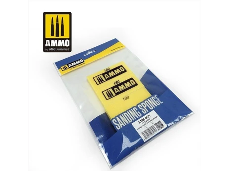 AMMO by MIG Jimenez AMMO MIG - Flexand Double Sided Sanding Sponge (Švitrinis kempinės lapas), 8571