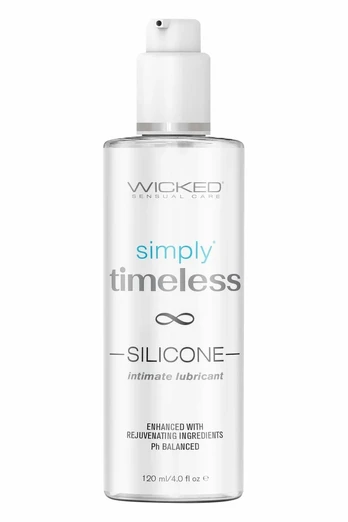 WICKED Simply Timeless Silicone Lubricant 120ml - Vitamin E & Squalane