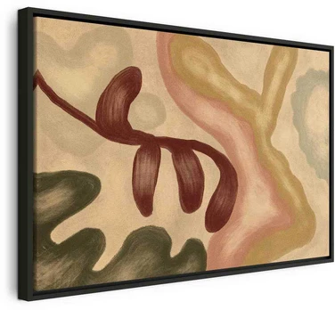 Artgeist Paveikslas - Colorful shapes – worn-out figures in lime wash technique