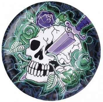Amscan Skull Party tallerkner