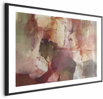 Artgeist Plakatas - Spring Composition - glimmers and forms in watercolor technique